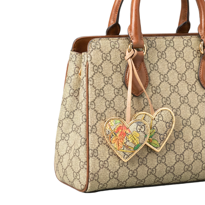 Gucci GG Flora Bag Charm at Vintage Luxe Up