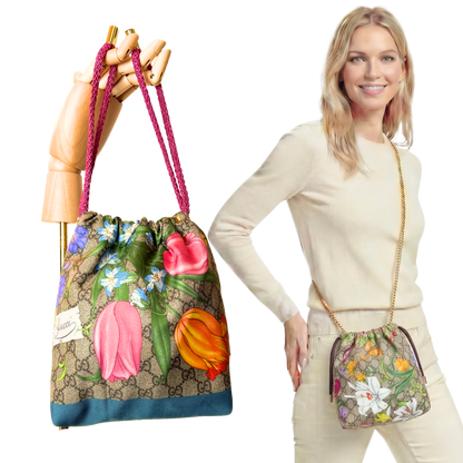 Gucci GG Floral Crossbody Bag