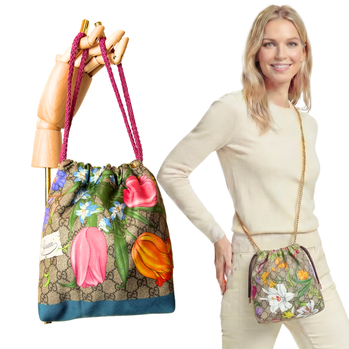 Gucci GG Floral Crossbody Bag