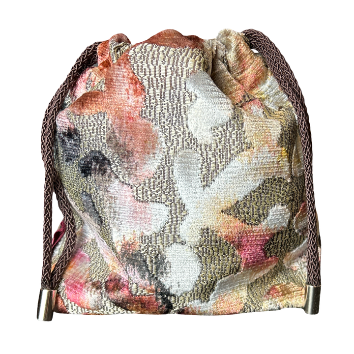 Gucci Horse Bit Equestrian Silk Scarf Drawstring Crossbody Bag