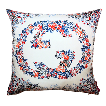GUCCI Heritage Logo Scarf Pillow Decorative Pillow Throw Pillow