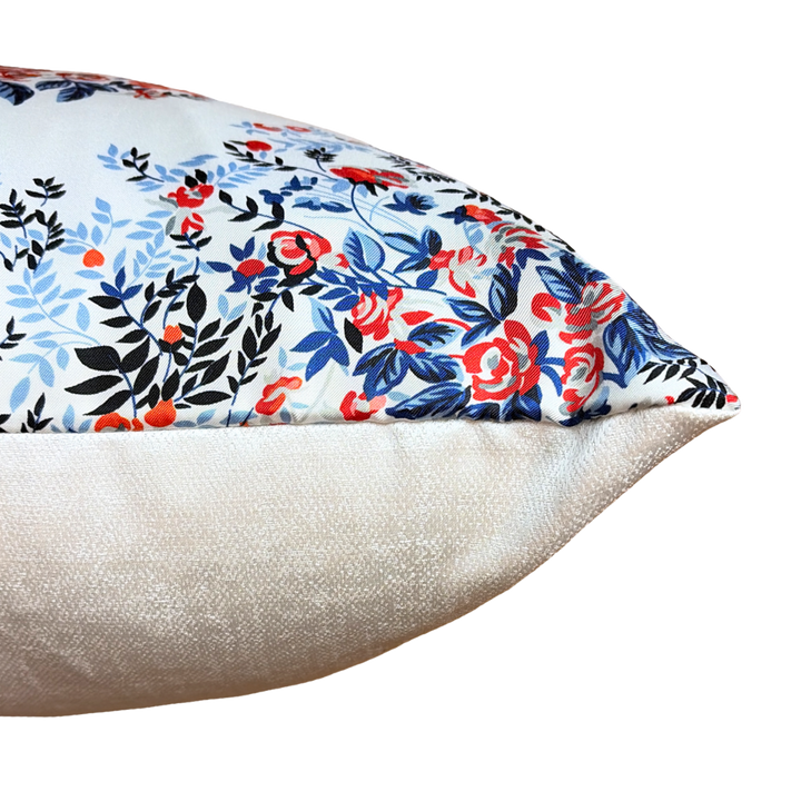 Logo Bouquet Vintage Silk Scarf Pillow 24"