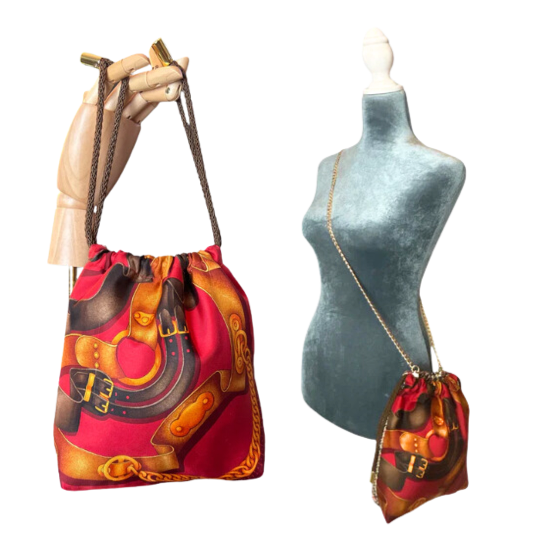 Gucci Equestrian Scarf | Gucci Crossbody Bag at Vintage Luxe Up