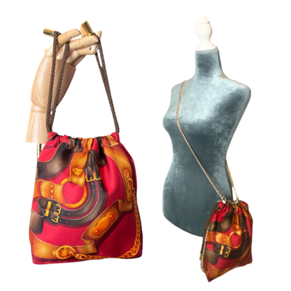 Gucci Equestrian Scarf | Gucci Crossbody Bag at Vintage Luxe Up