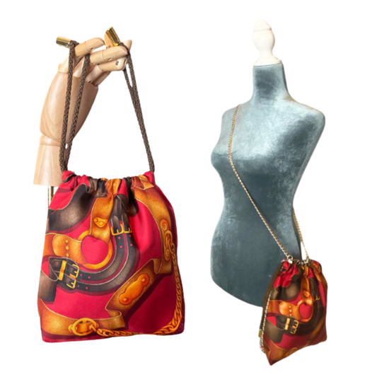 Gucci Equestrian Scarf | Gucci Crossbody Bag at Vintage Luxe Up