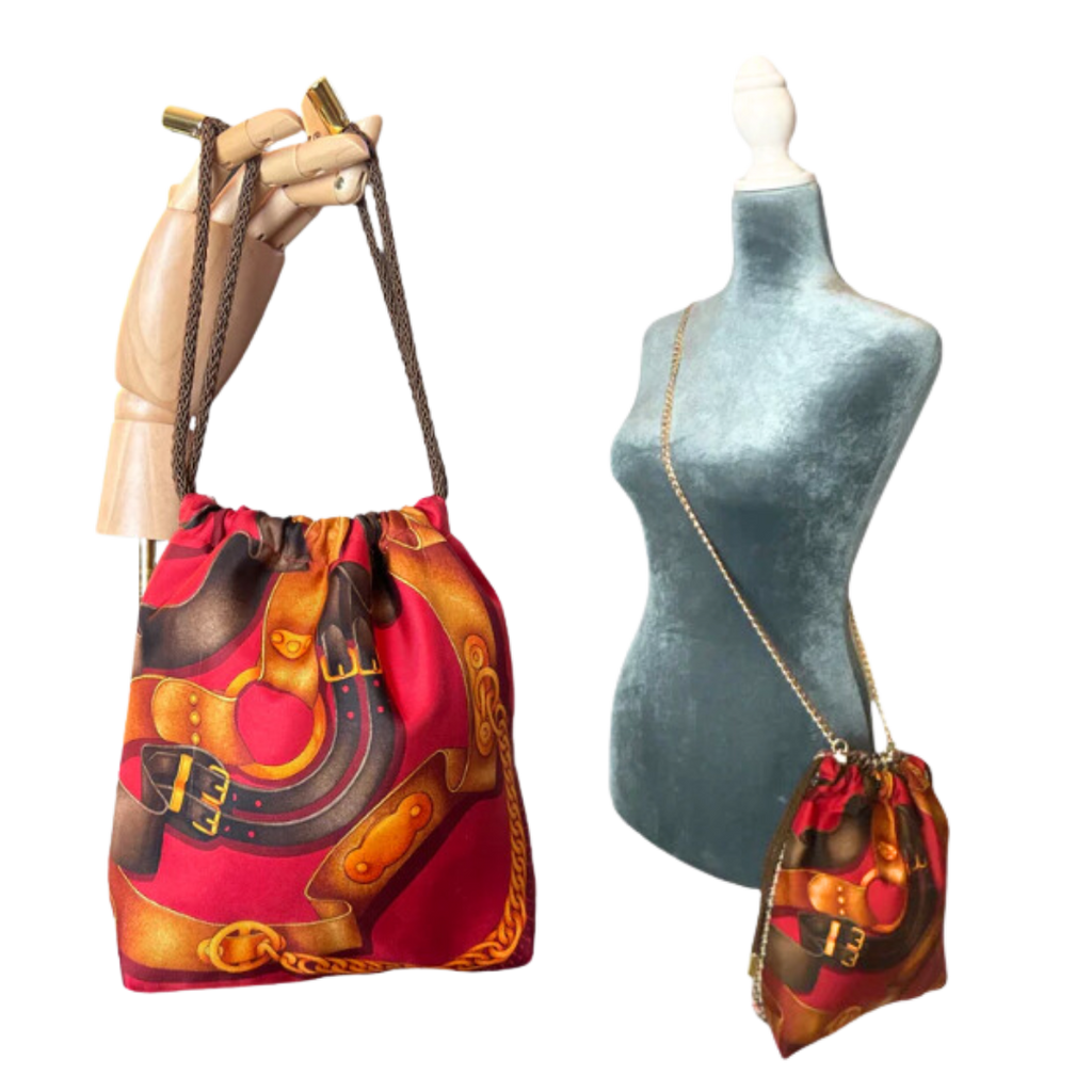 Gucci Equestrian Scarf | Gucci Crossbody Bag at Vintage Luxe Up