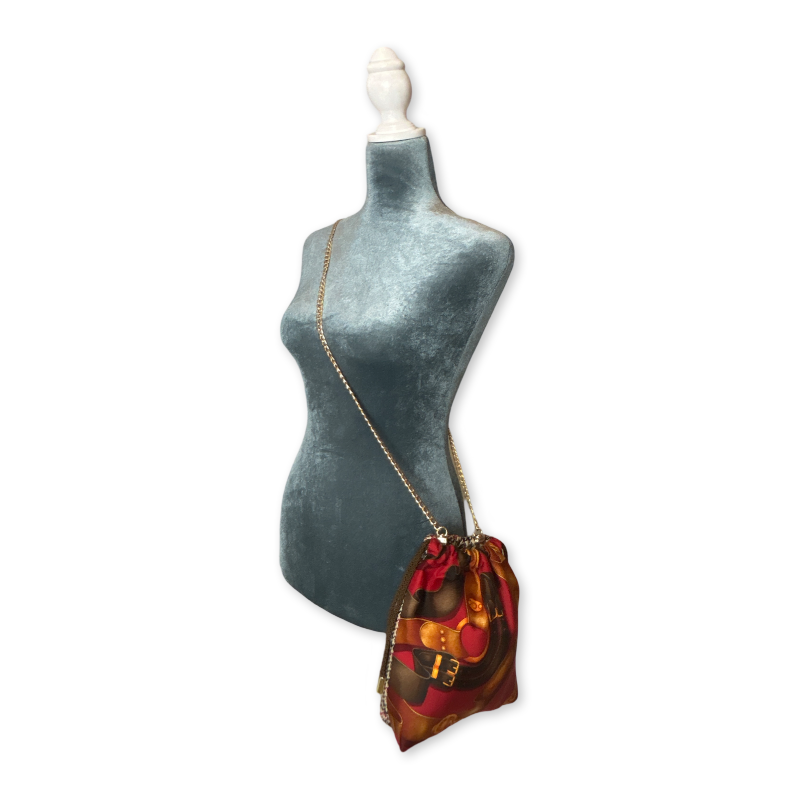 Gucci Equestrian Scarf | Gucci Crossbody Bag at Vintage Luxe Up