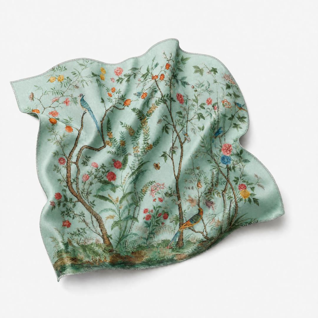 gucci tree of life scarf