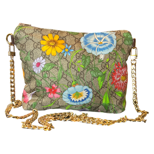 Gucci GG Flora Scarf Crossbody Bag at Vintage Luxe Up