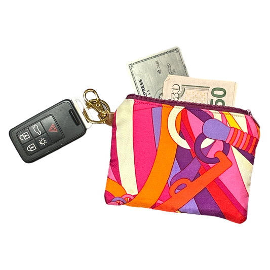 Gucci Equestrian Scarf | Gucci Keychain Bag exclusively at Vintage Luxe Up