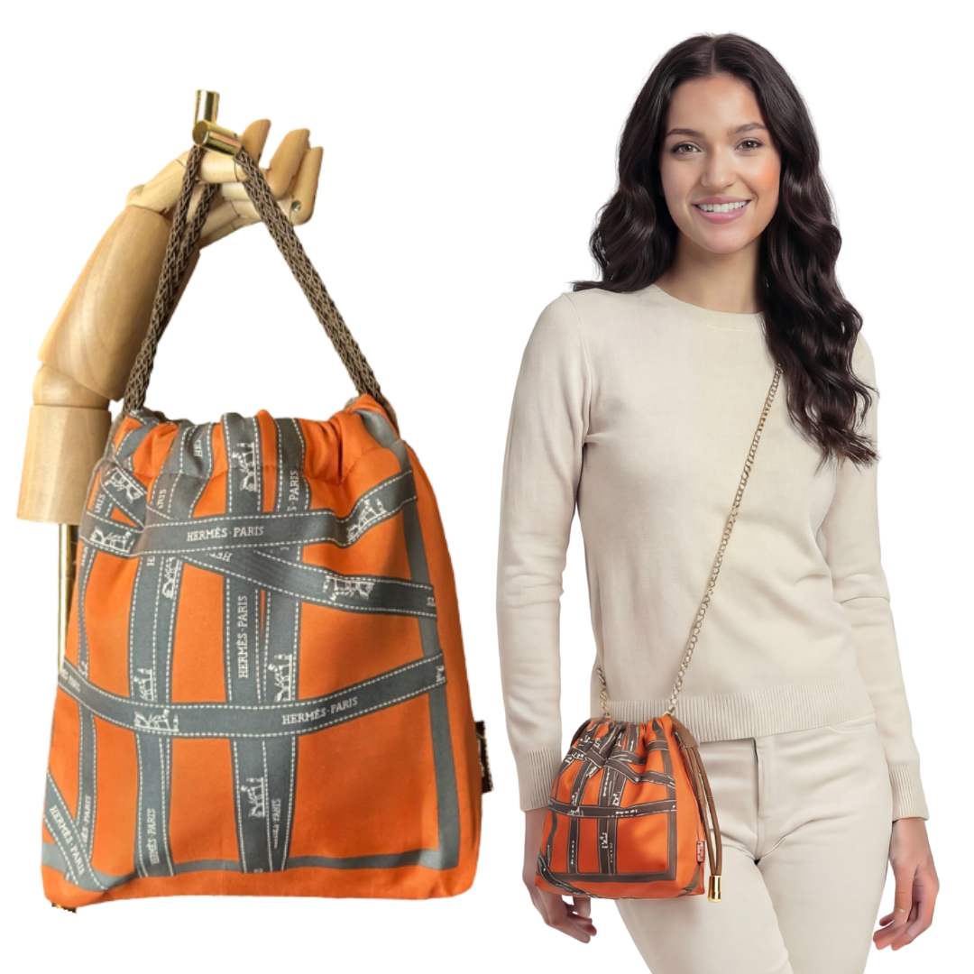 HERMES Bolduc Ribbon Scarf | Hermes Crossbody Bag