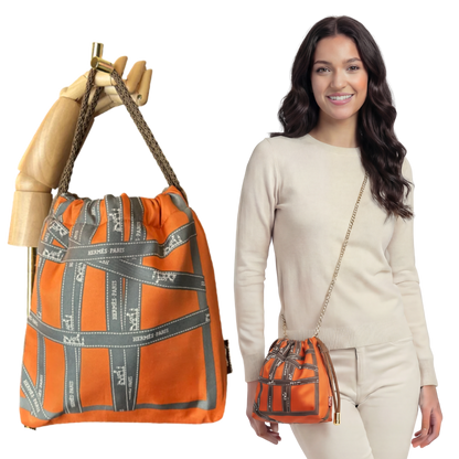 HERMES Bolduc Ribbon Scarf | Hermes Crossbody Bag