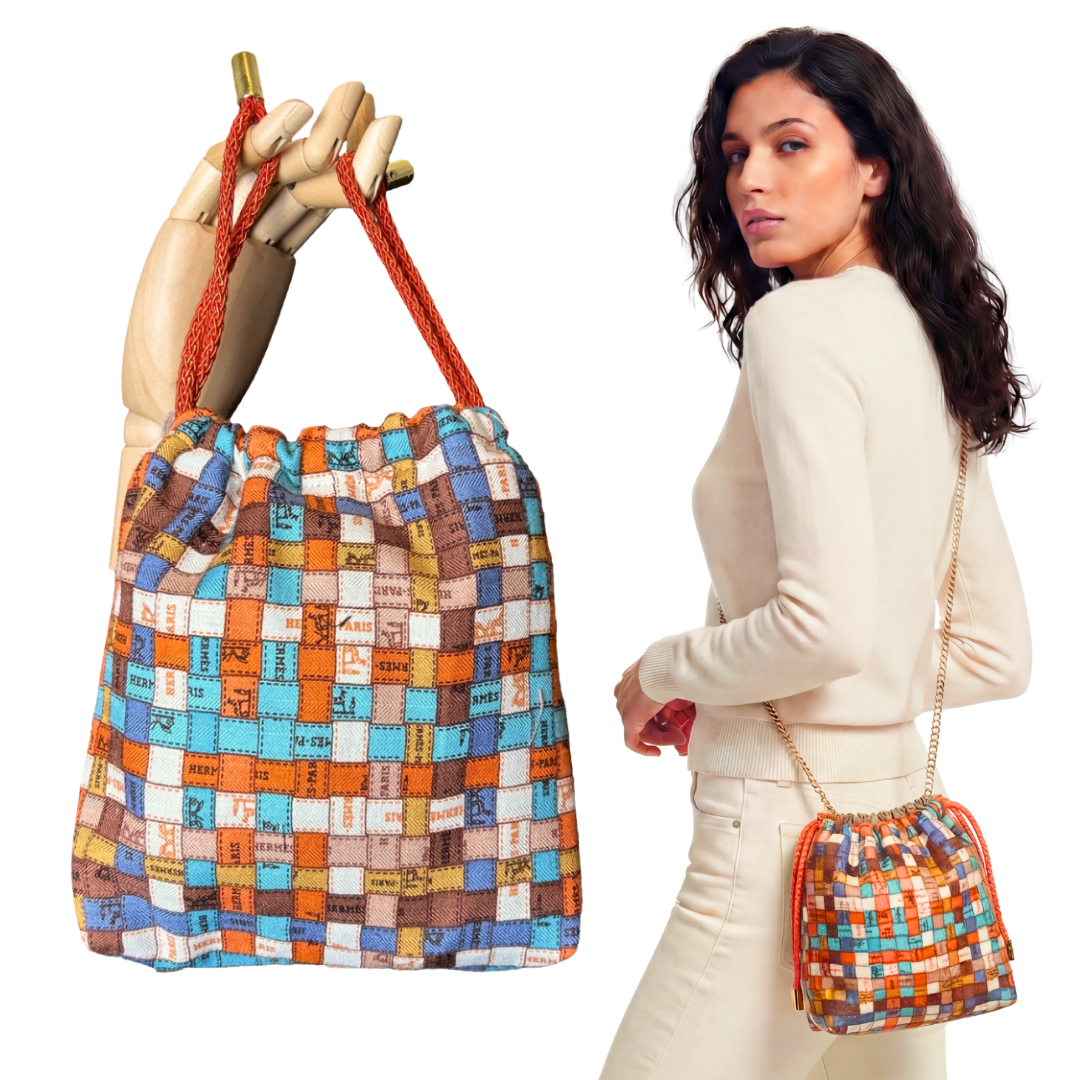 HERMES Bolduc au Carre Scarf | Hermes Crossbody Bag