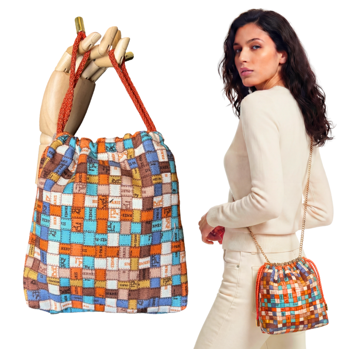 HERMES Bolduc au Carre Scarf | Hermes Crossbody Bag