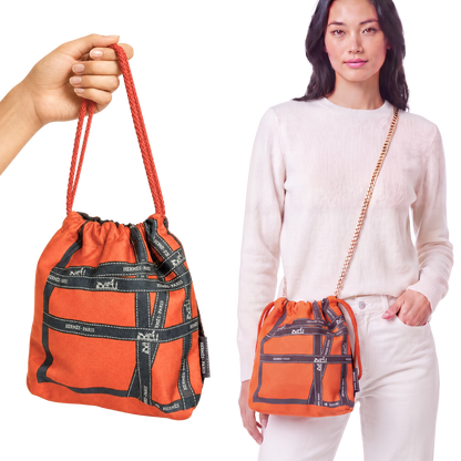 HERMES Bolduc Ribbon | Hermes Crossbody Bag at Vintage Luxe up