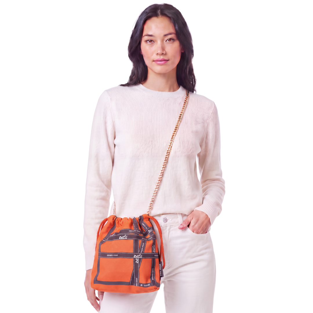 HERMES Bolduc Ribbon | Hermes Crossbody Bag at Vintage Luxe up