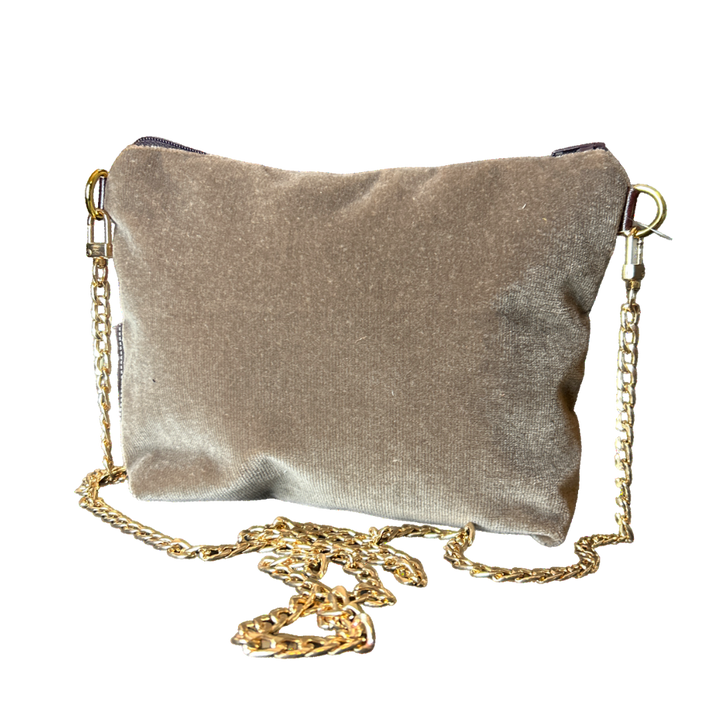 Bolduc Ribbon Orange Vintage Scarf Crossbody Bag