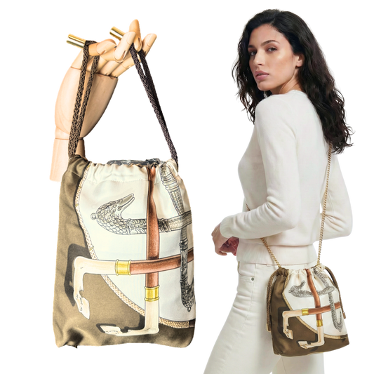 HERMES Cannes et Pommeaux Scarf | hermes Crossbody Bag