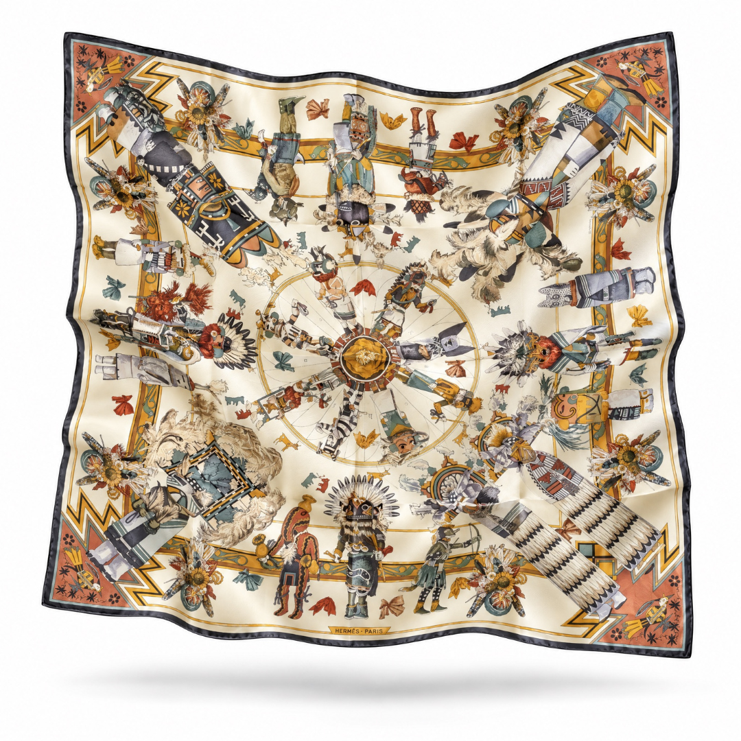 Hermès Kachinas Scarf