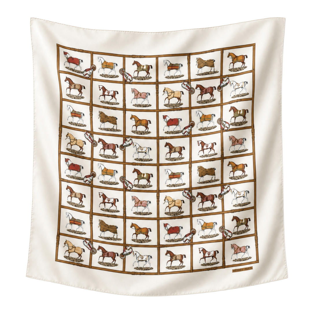 HERMES Petits Chevaux Scarf | 