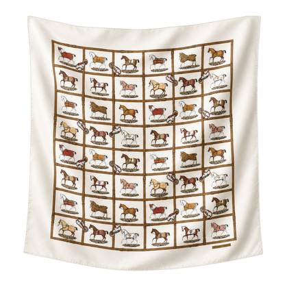 HERMES Petits Chevaux Scarf | 