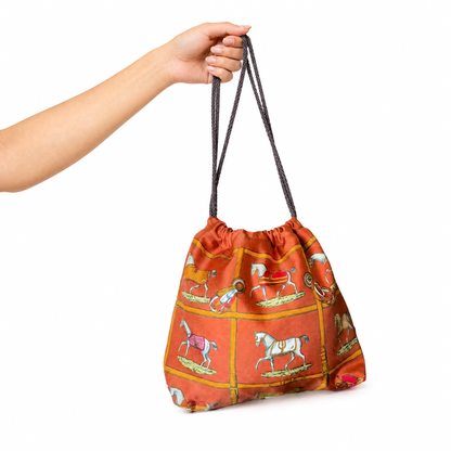 Hermes Petits Chevaux Orange Scarf | Hermes Crossbody Bag