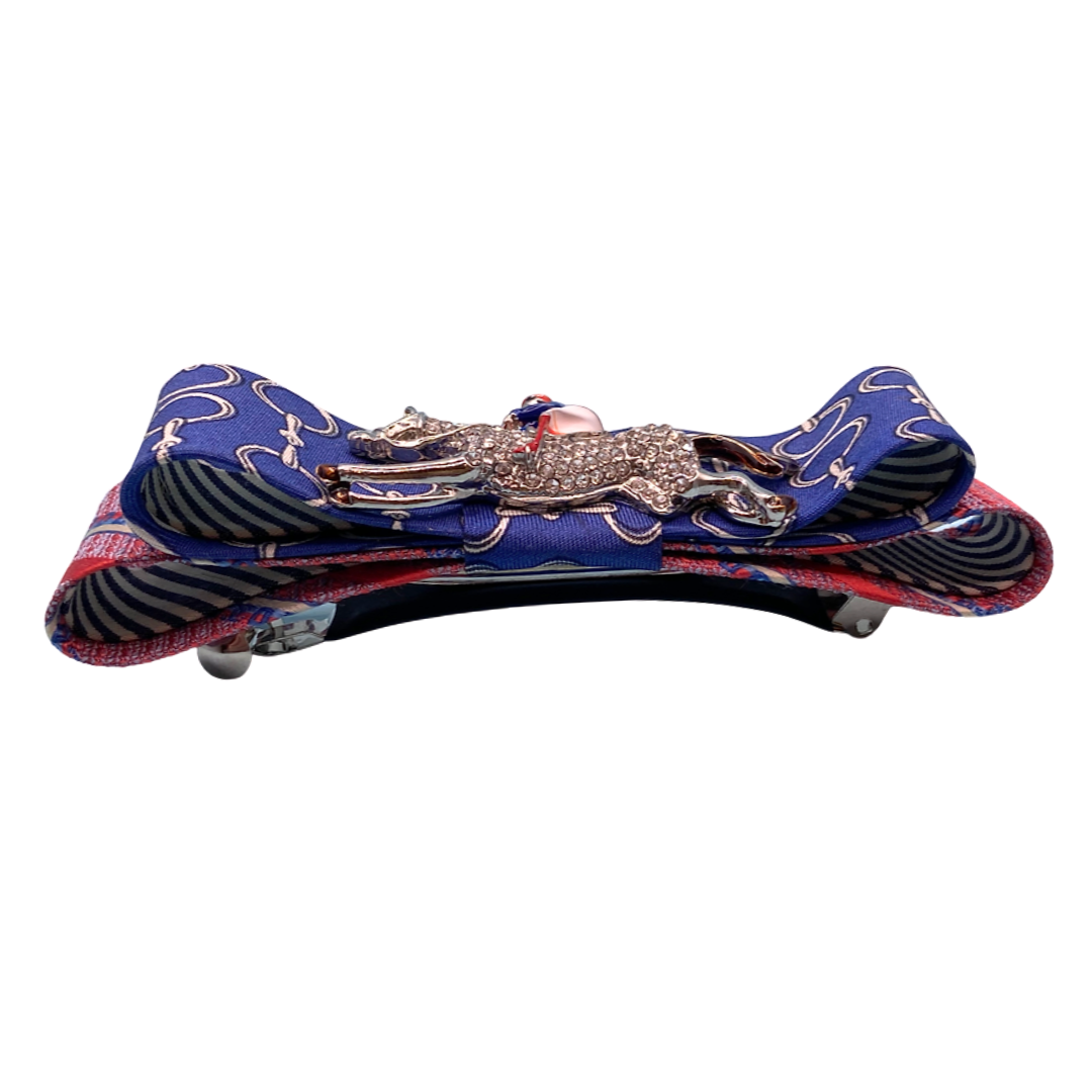 Hermes Necktie Hair Clip by Flock by Wild for Vintage Luxe Up