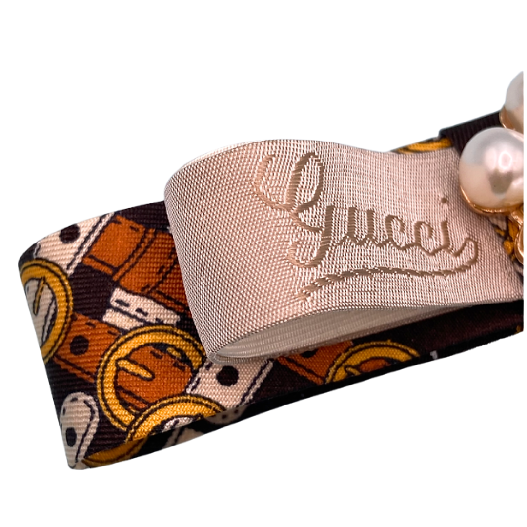 Gucci Necktie Hair Clip by Flock by Wild for Vintage Luxe Up