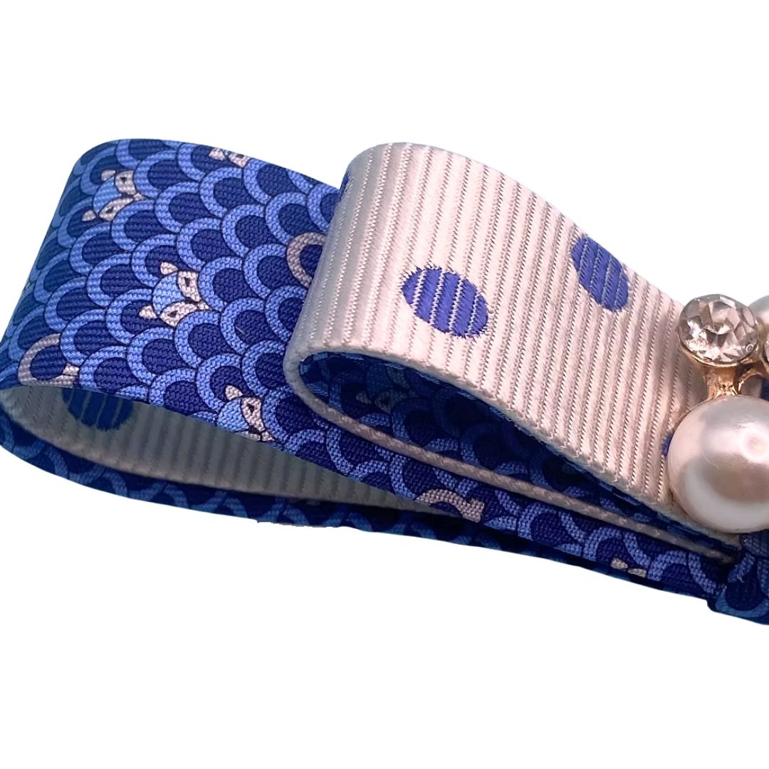 Ferragamo Necktie Hair Clip by Flock by Wild for Vintage Luxe Up