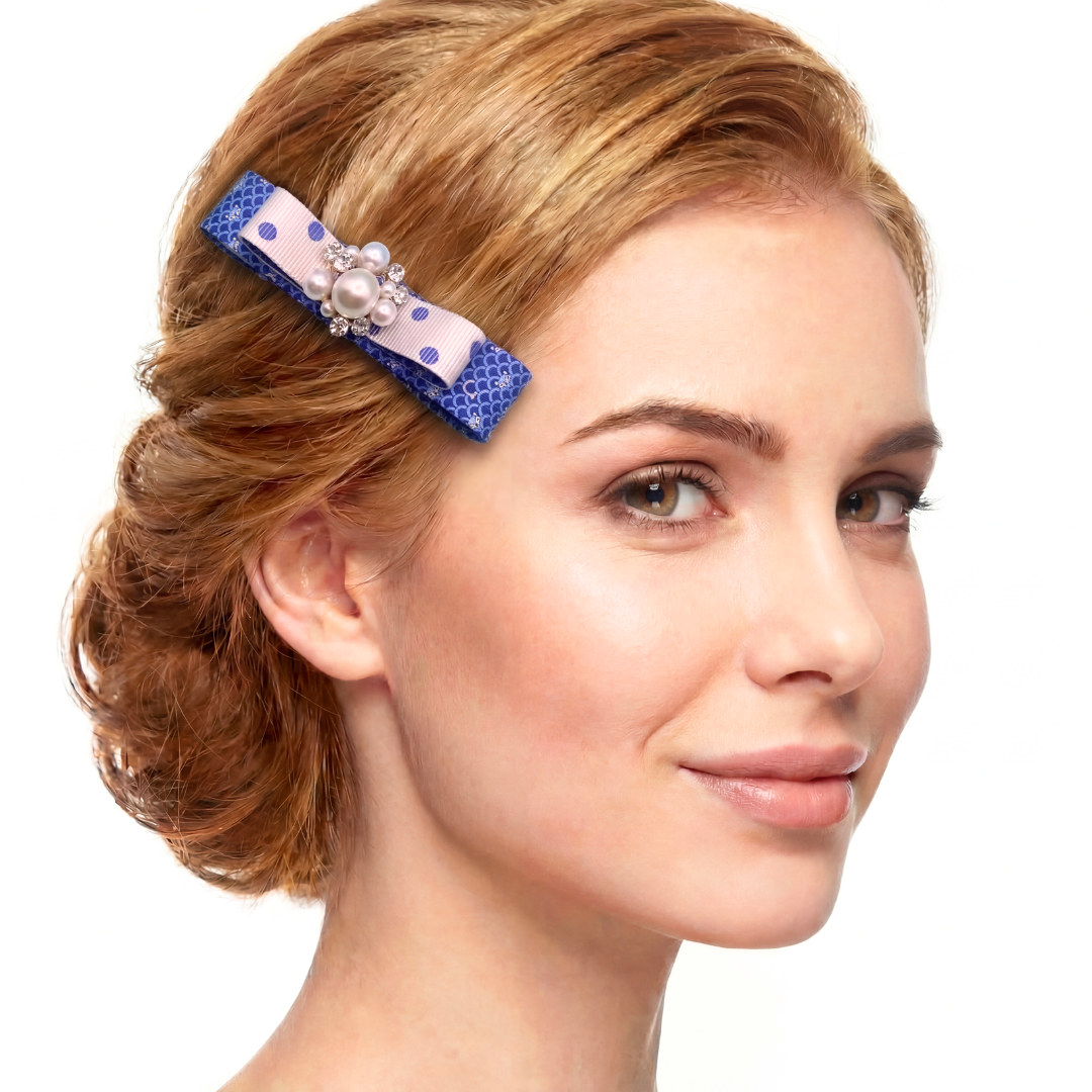 Ferragamo Necktie Hair Clip by Flock by Wild for Vintage Luxe Up