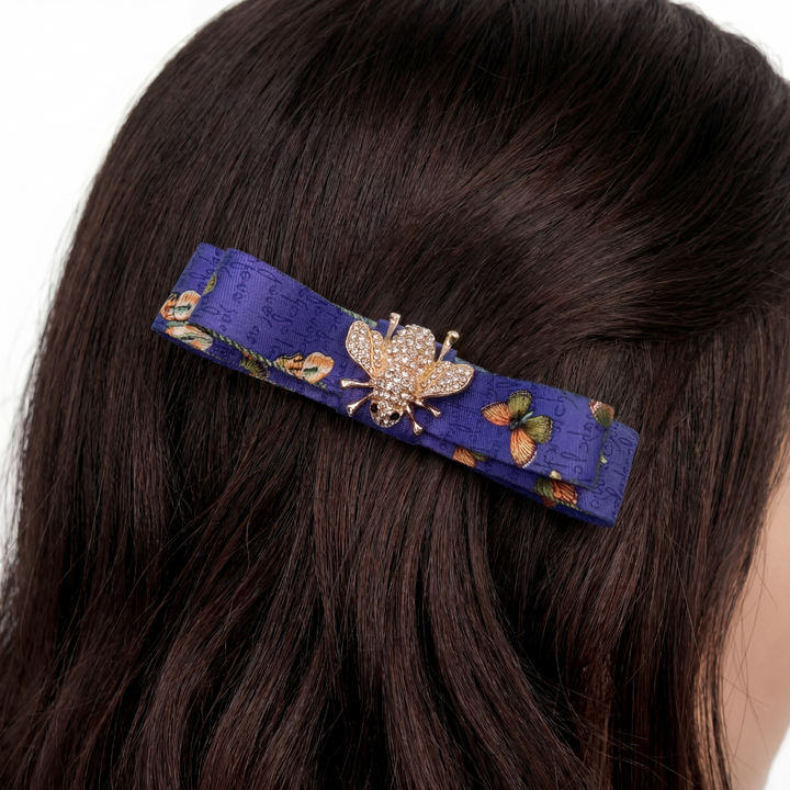 Chanel Necktie Hair Clip by Flock by Wild for Vintage Luxe Up