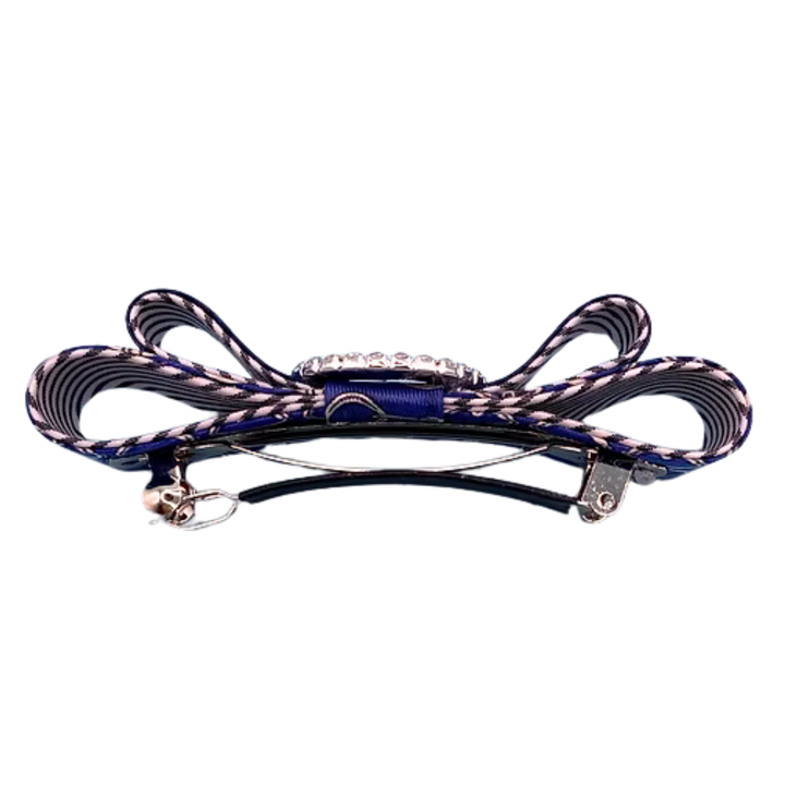 GG Equestrian Silk Necktie Hair Clip