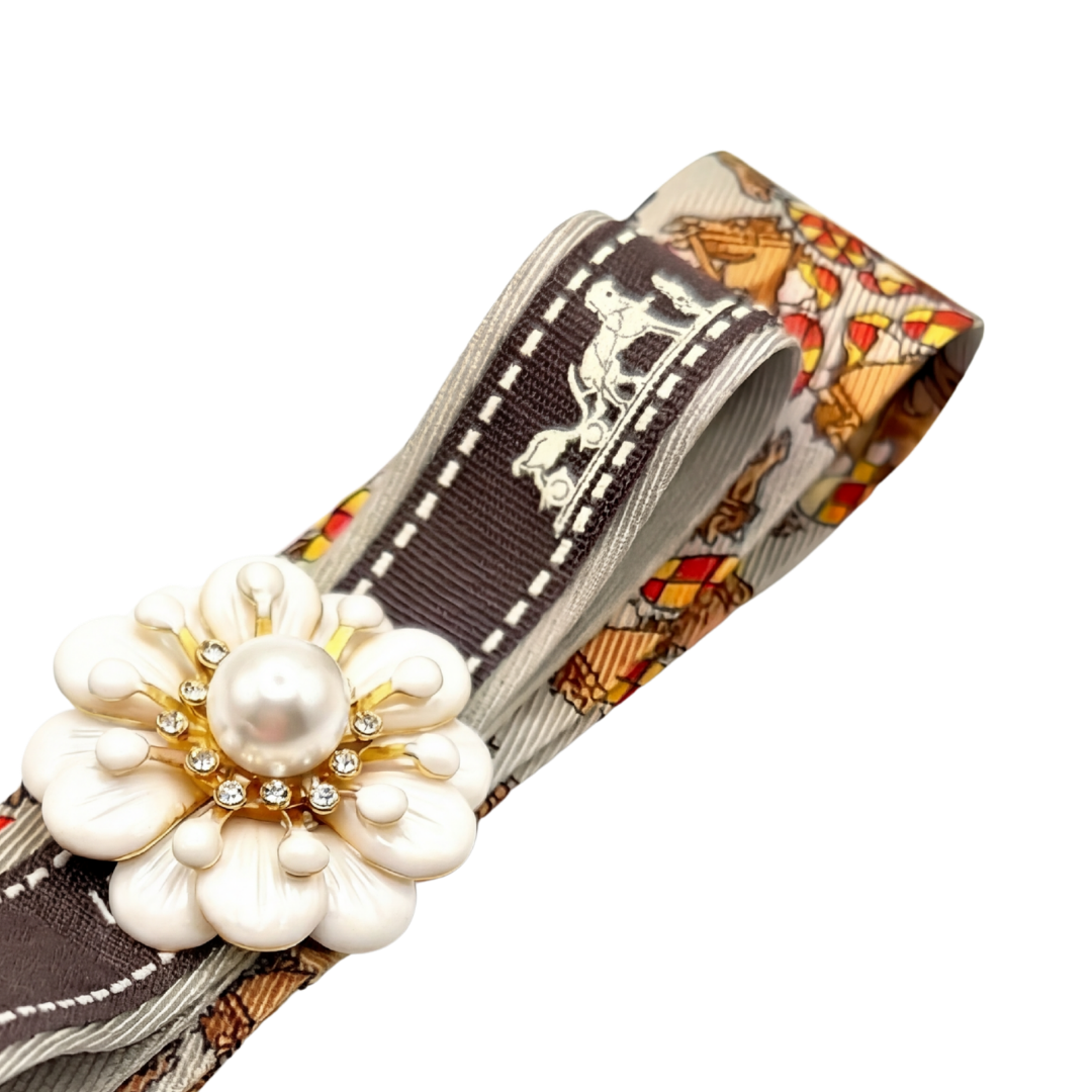 Hermes Necktie Hair Clip by Flock by Wild for Vintage Luxe Up