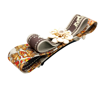 Hermes Necktie Hair Clip by Flock by Wild for Vintage Luxe Up