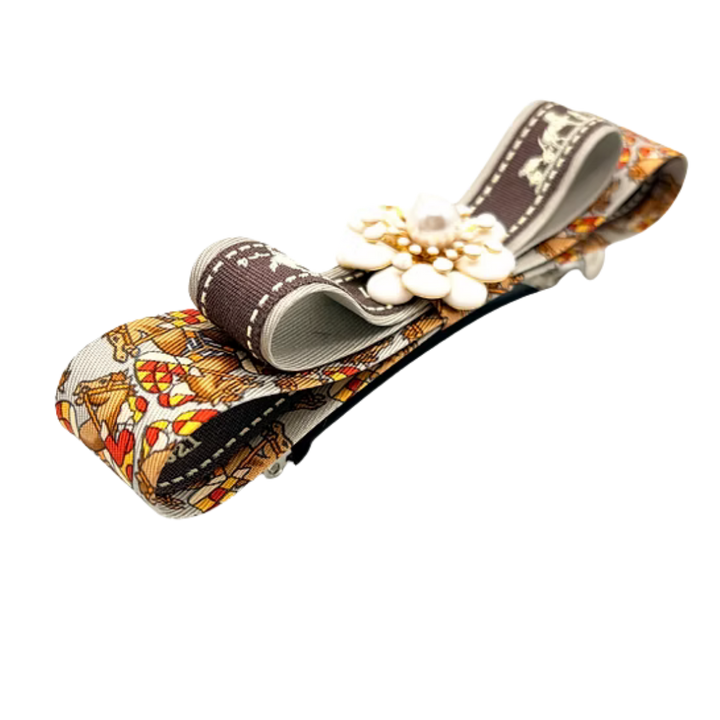 Hermes Necktie Hair Clip by Flock by Wild for Vintage Luxe Up