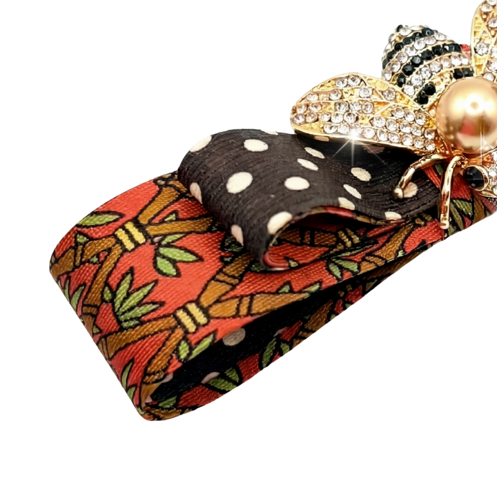 Hermes Necktie Hair Clip by Flock by Wild for Vintage Luxe Up