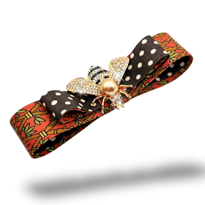 Hermes Necktie Hair Clip by Flock by Wild for Vintage Luxe Up