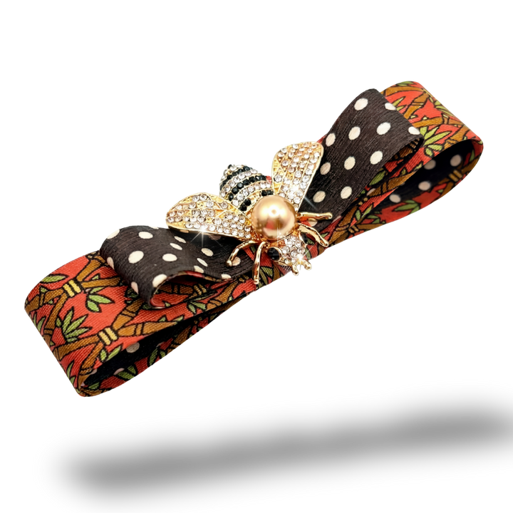 Hermes Necktie Hair Clip by Flock by Wild for Vintage Luxe Up