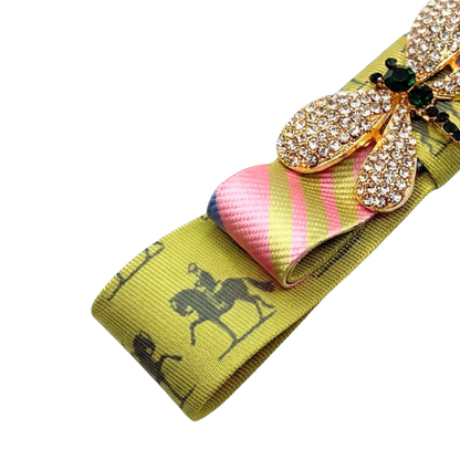 Hermes Necktie Hair Clip by Flock by Wild for Vintage Luxe Up