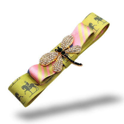 Hermes Necktie Hair Clip by Flock by Wild for Vintage Luxe Up