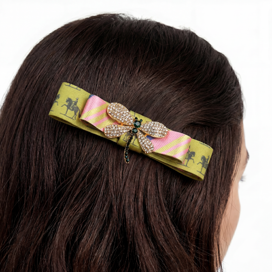 Hermes Necktie Hair Clip by Flock by Wild for Vintage Luxe Up