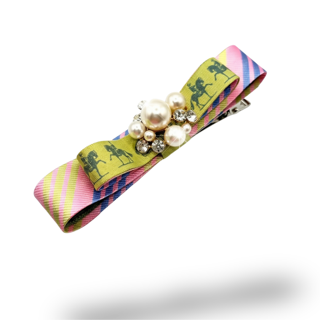 Hermes Necktie Hair Clip by Flock by Wild for Vintage Luxe Up