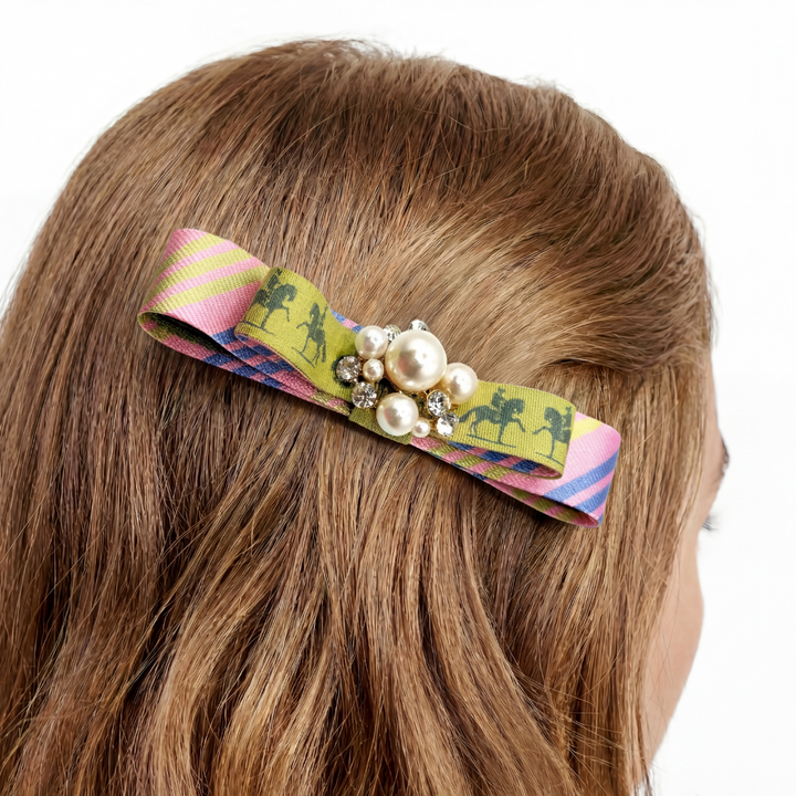 Hermes Necktie Hair Clip by Flock by Wild for Vintage Luxe Up