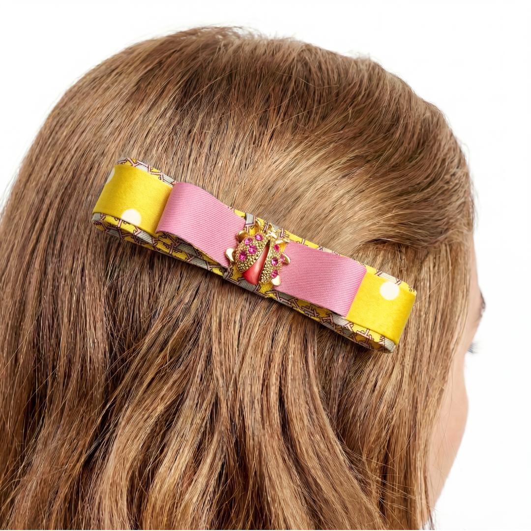 Hermes Necktie Hair Clip | Hermes Jewelry