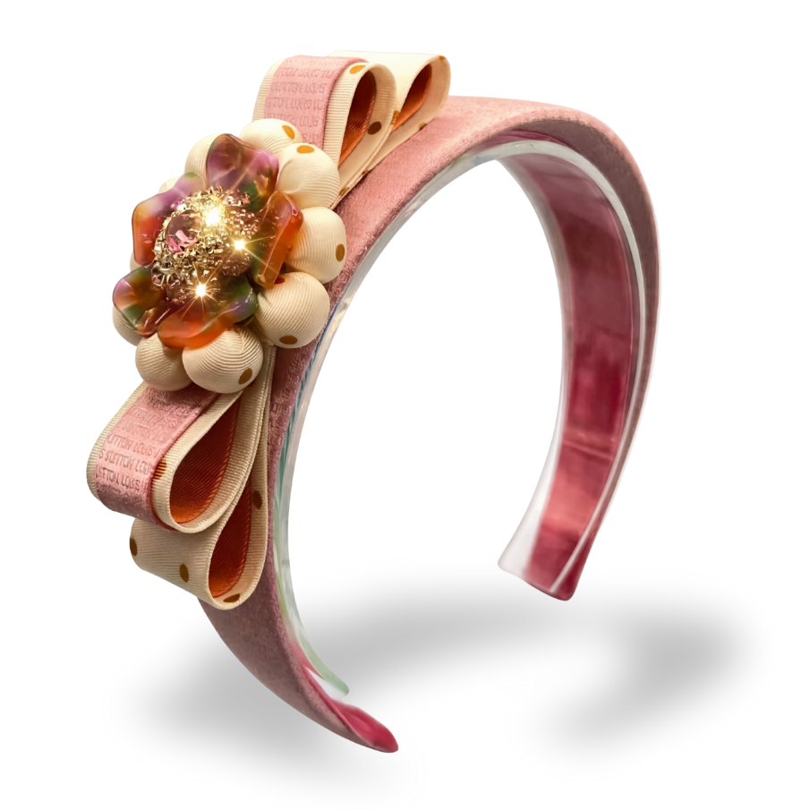 Louis Vuitton Necktie Headband by Flock by Wild  at Vintage Luxe Up