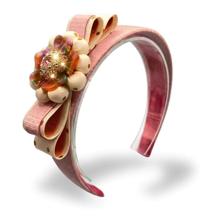 Louis Vuitton Necktie Headband by Flock by Wild  at Vintage Luxe Up