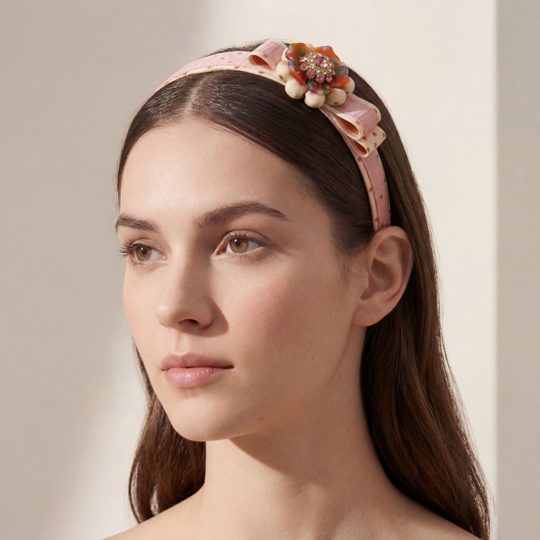 Louis Vuitton Necktie Headband by Flock by Wild  at Vintage Luxe Up
