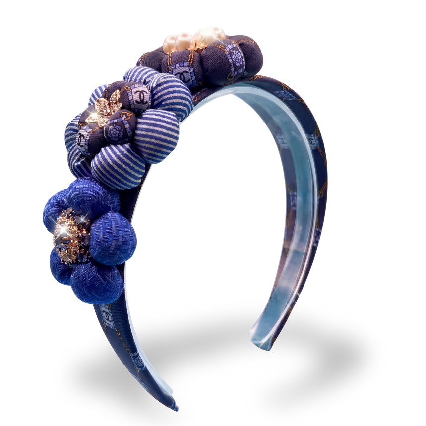 Chanel Necktie Headband by Flock by Wild for Vintage Luxe Up