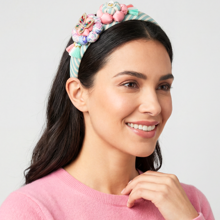 Dior Necktie Headband by Flock by Wild  at Vintage Luxe Up