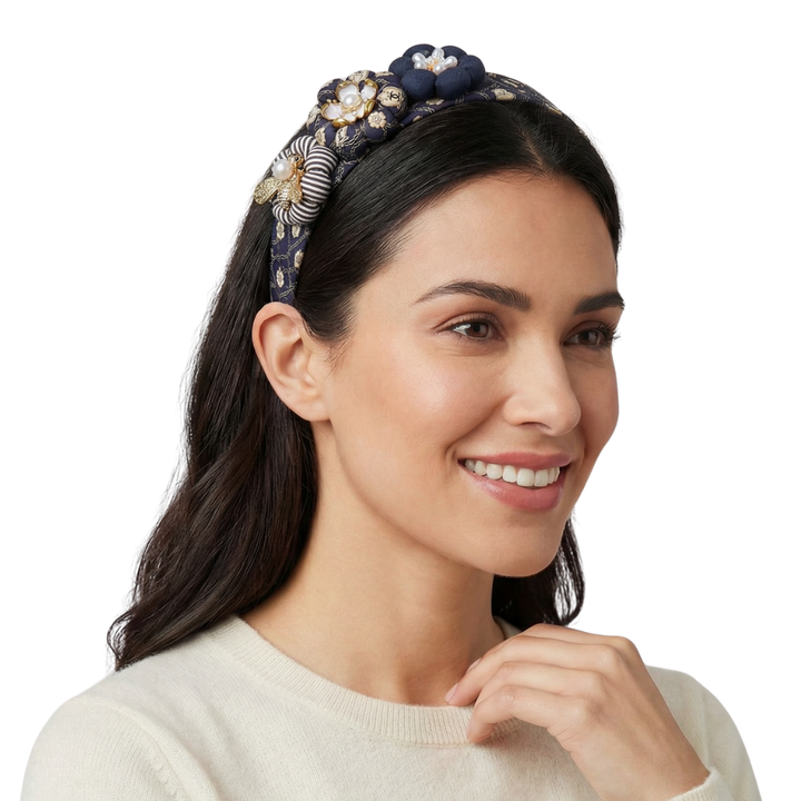 Chanel Necktie Headband by Flock by Wild  at Vintage Luxe Up